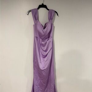 Elegant Lavender Evening Gown